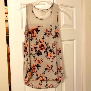Large womens tank top